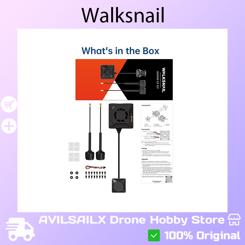 Walksnail Avatar GT FPV Kit Ma - Walksnail Avatar Gt Kit 2W Vtx recension och pris